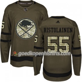 Buffalo Sabres Rasmus Ristolainen 55 Adidas 2017-2018 Camo Groen Authentic Shirt - Mannen